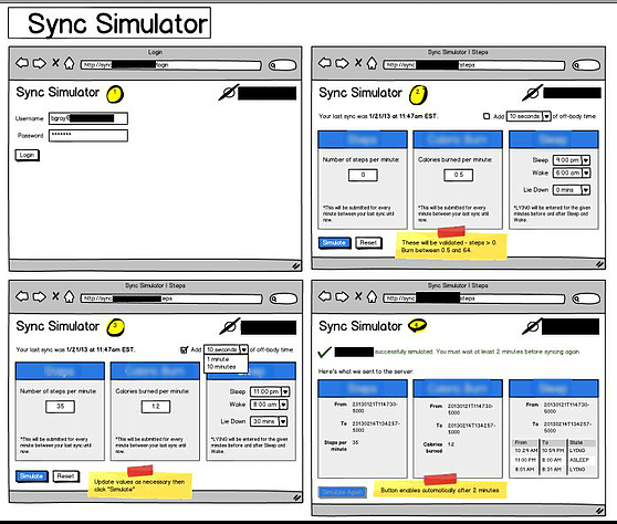 Balsamiq Sample (wireframes)