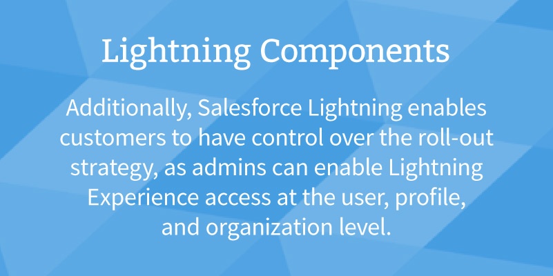 Salesforce Lightning is customizable, and no two Salesforce deployments will look alike. Salesforce Lightning is customizable, and no two Salesforce deployments will look alike.