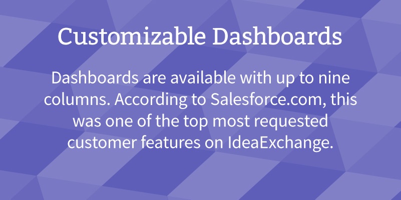 Some of the new features in Salesforce Lightning includes the activity feed, contextual hovers, the opportunity board, and customizable dashboards. Some of the new features in Salesforce Lightning includes the activity feed, contextual hovers, the opportunity board, and customizable dashboards.