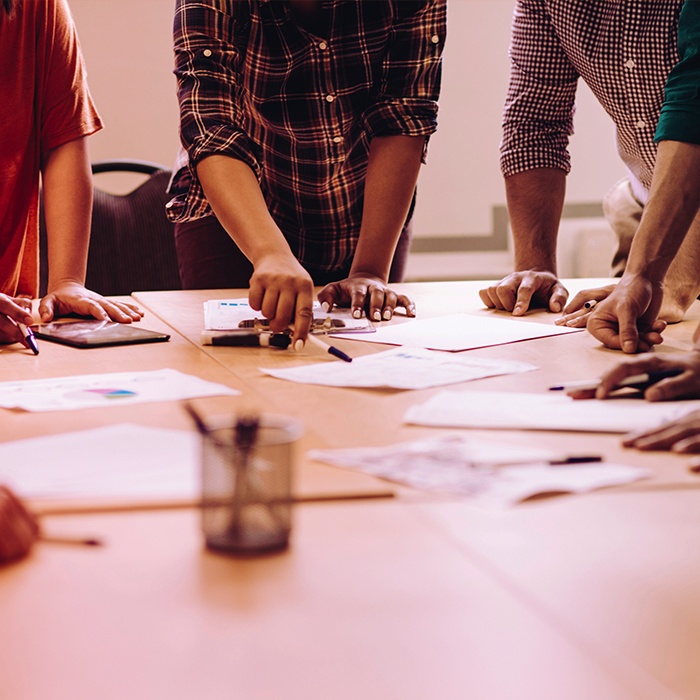 agile daily plan with scrum team