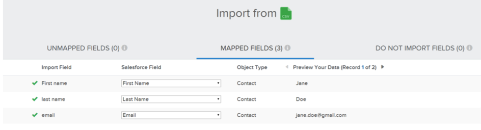 fieldmapping